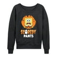 thumbnail image 1 of SpongeBob SquarePants - Scaredy Pants - Women's Lightweight French Terry Long Sleeve Shirt, 1 of 6