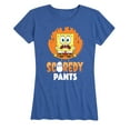 thumbnail image 1 of SpongeBob SquarePants - Scaredy Pants - Women's Short Sleeve Graphic T-Shirt, 1 of 6