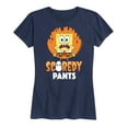 thumbnail image 1 of SpongeBob SquarePants - Scaredy Pants - Women's Short Sleeve Graphic T-Shirt, 1 of 6