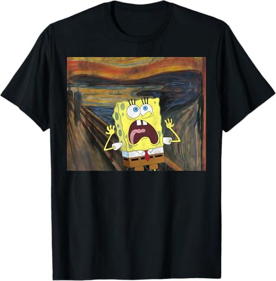 SpongeBob SquarePants Scream Painting TShirt