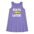 thumbnail image 1 of SpongeBob SquarePants - Sea Ya Later - Toddler and Youth Girls A-Line Dress, 1 of 4