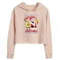 thumbnail image 1 of SpongeBob SquarePants - Seasons Greetings Bikini Bottom - Juniors Cropped Pullover Hoodie, 1 of 6