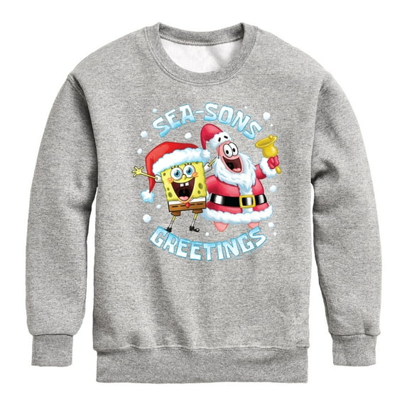 SpongeBob SquarePants - Seasons Greetings - Toddler And Youth Crewneck Fleece Sweatshirt