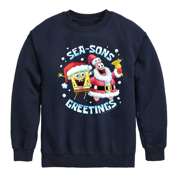 SpongeBob SquarePants - Seasons Greetings - Toddler And Youth Crewneck Fleece Sweatshirt
