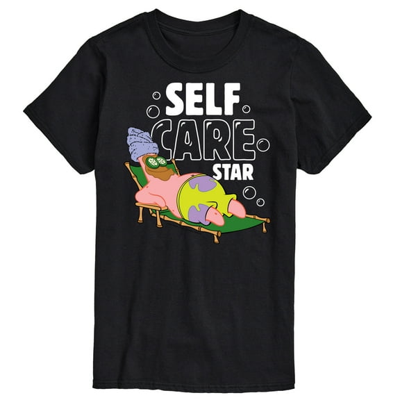 SpongeBob SquarePants - Self Care Patrick Star - Men's Short Sleeve Graphic T-Shirt