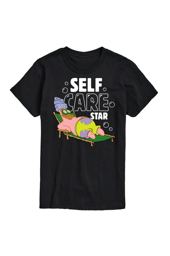 - Self Care Patrick Star - Men's Short Sleeve Graphic T-Shirt
