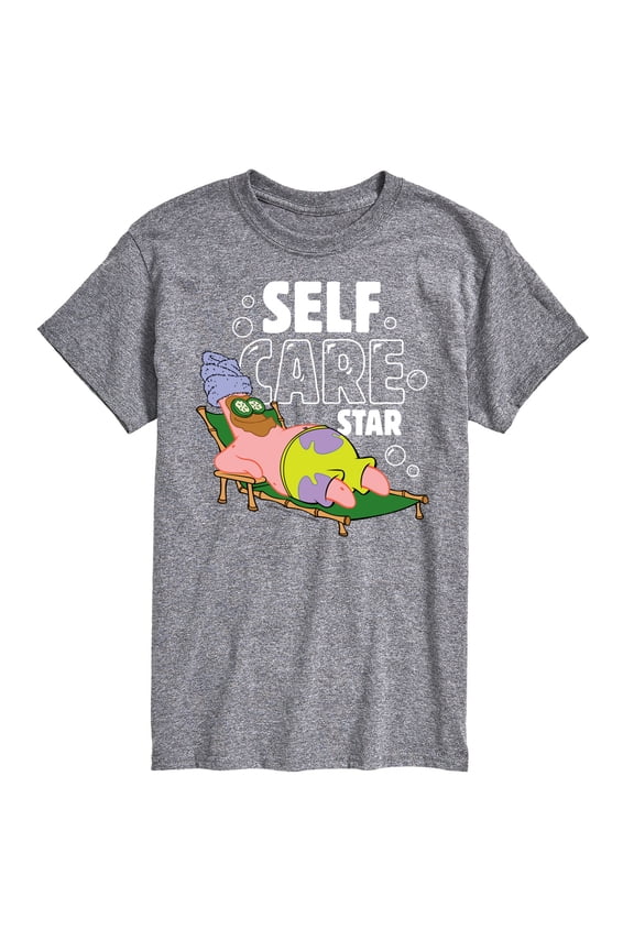 - Self Care Patrick Star - Men's Short Sleeve Graphic T-Shirt
