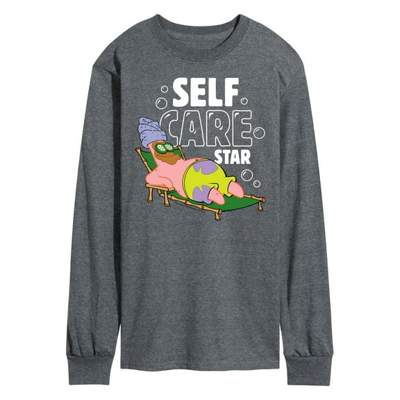 SpongeBob SquarePants - Self Care Star - Men's Long Sleeve T-Shirt