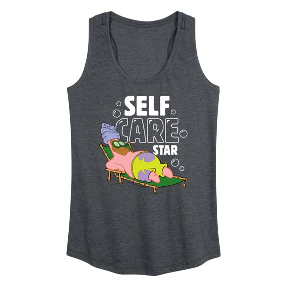SpongeBob SquarePants - Self Care Star - Women's Racerback Tank Top