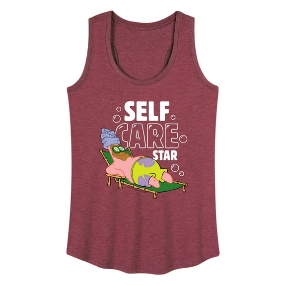 SpongeBob SquarePants - Self Care Star - Women's Racerback Tank Top