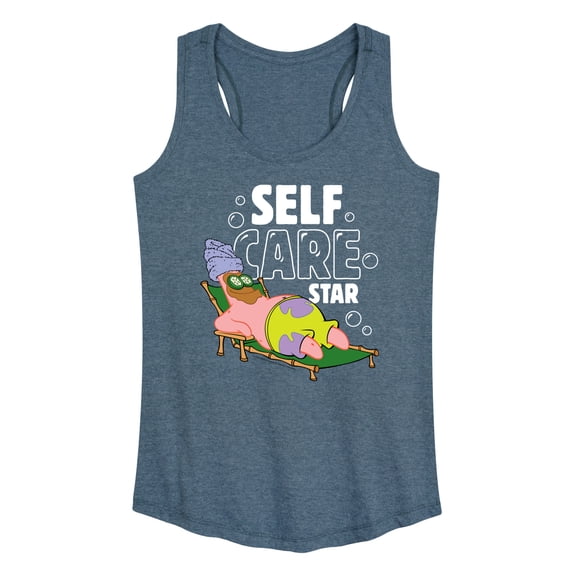 SpongeBob SquarePants - Self Care Star - Women's Racerback Tank Top