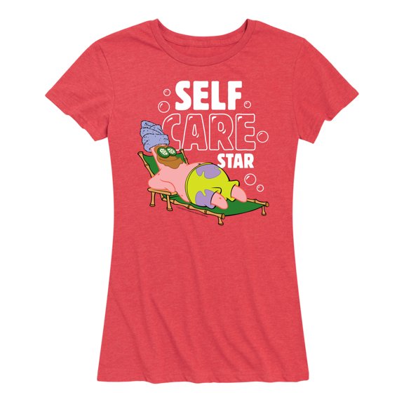 SpongeBob SquarePants - Self Care Patrick Star - Women's Short Sleeve Graphic T-Shirt