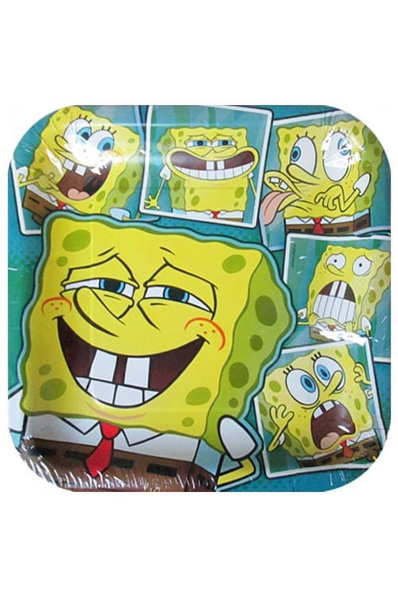 SpongeBob SquarePants 'Selfies' Large Paper Plates (8ct)