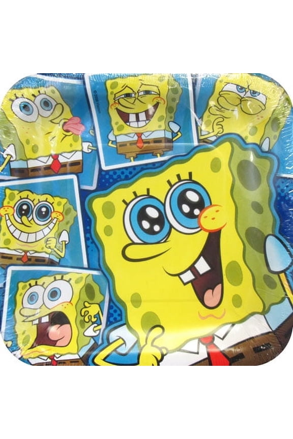 SpongeBob SquarePants 'Selfies' Small Paper Plates (8ct)