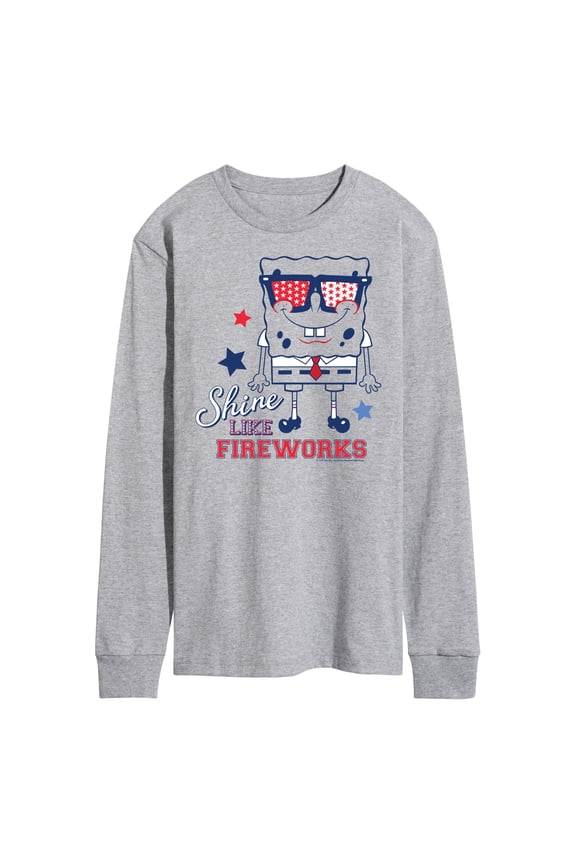 - Shine Like Fireworks - Men's Long Sleeve T-Shirt