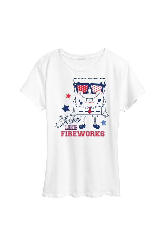 - Shine Like Fireworks - Women's Short Sleeve Graphic T-Shirt