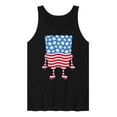 thumbnail image 1 of SpongeBob SquarePants - Silhouette Stars Stripes - Men's Jersey Tank Top, 1 of 6
