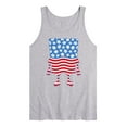 thumbnail image 1 of SpongeBob SquarePants - Silhouette Stars Stripes - Men's Jersey Tank Top, 1 of 5