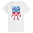 thumbnail image 1 of SpongeBob SquarePants - Silhouette Stars Stripes - Men's Short Sleeve Graphic T-Shirt, 1 of 6