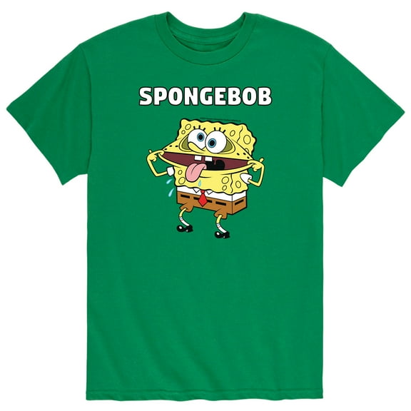 SpongeBob SquarePants - Silly Face - Men's Short Sleeve Graphic T-Shirt