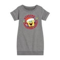 thumbnail image 1 of SpongeBob SquarePants - Singing Christmas Korals - Toddler & Youth Girls Fleece Dress, 1 of 6