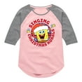 thumbnail image 1 of SpongeBob SquarePants - Singing Christmas Korals - Toddler & Youth Girls Raglan Graphic T-Shirt, 1 of 5