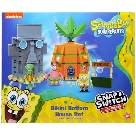 SpongeBob SquarePants Bikini Bottom House Set Snap Switch