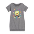 thumbnail image 1 of SpongeBob SquarePants - So Eggcited - Toddler And Youth Girls Fleece Dress, 1 of 1