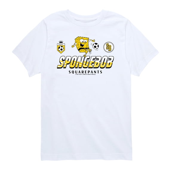 SpongeBob SquarePants - Soccer Jersey - Toddler Boys Short Sleeve Graphic T-Shirt
