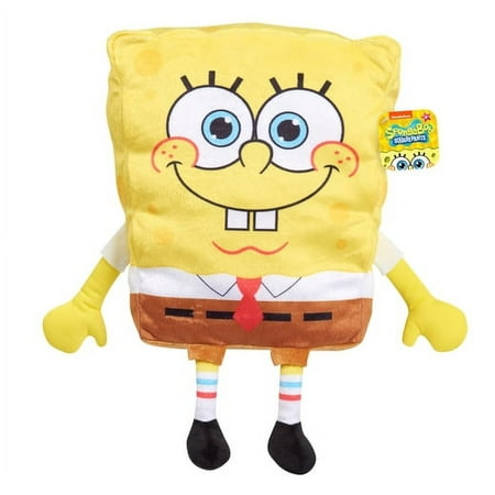 SpongeBob SquarePants Soft All Ages Stuffed Animals & Plush Toys, PP Cotton Yellow, 12"