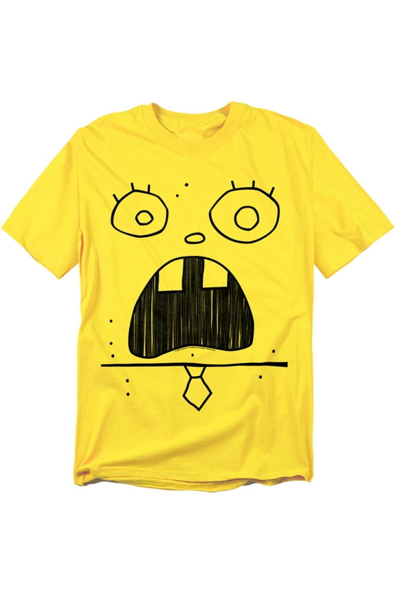 Spongebob T-Shirt Spongebob Doogle Face Unisex Graphic Tee for Men & Women
