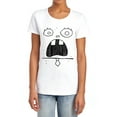 thumbnail image 1 of SpongeBob SquarePants SpongeBob Doogle Face Women's T Shirt, White, X-Large, 1 of 5