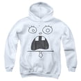 thumbnail image 1 of SpongeBob SquarePants SpongeBob Doogle Face Youth Kids Boy/Girls Pull-Over Hoodie, White, Small, 1 of 4