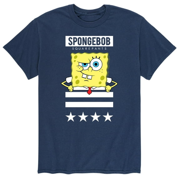 SpongeBob SquarePants - SpongeBob Patriotic - Men's Short Sleeve Graphic T-Shirt