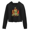 thumbnail image 1 of SpongeBob SquarePants - SpongeBob Patties Pencil - Juniors Cropped Pullover Hoodie, 1 of 6