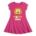 thumbnail image 1 of SpongeBob SquarePants - SpongeBob Scaredy Pants - Toddler And Youth Girls Fit And Flare Dress, 1 of 1