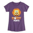 thumbnail image 1 of SpongeBob SquarePants - SpongeBob Scaredy Pants - Toddler And Youth Girls Short Sleeve Graphic T-Shirt, 1 of 6