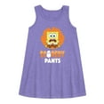 thumbnail image 1 of SpongeBob SquarePants - SpongeBob Scaredy Pants - Toddler and Youth Girls A-line Dress, 1 of 5