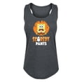 thumbnail image 1 of SpongeBob SquarePants - SpongeBob Scaredy Pants - Women's Racerback Tank Top, 1 of 6