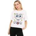 thumbnail image 1 of Spongebob Squarepants Spongebob Scribble Smile Women's Boxy Cropped T-Shirt Casual Graphic Tee, 1 of 5