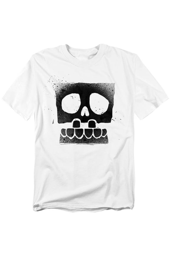 Spongebob T-Shirt Spongebob Skull Spray Unisex Graphic Tee for Men & Women