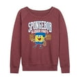 thumbnail image 1 of SpongeBob SquarePants - SpongeBob Slugger Pants - Women's Lightweight French Terry Long Sleeve Shirt, 1 of 5