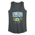 thumbnail image 1 of SpongeBob SquarePants - SpongeBob Slugger Pants - Women's Racerback Tank Top, 1 of 5