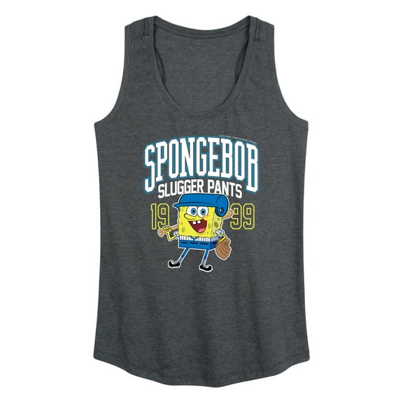 SpongeBob SquarePants - SpongeBob Slugger Pants - Women's Racerback Tank Top