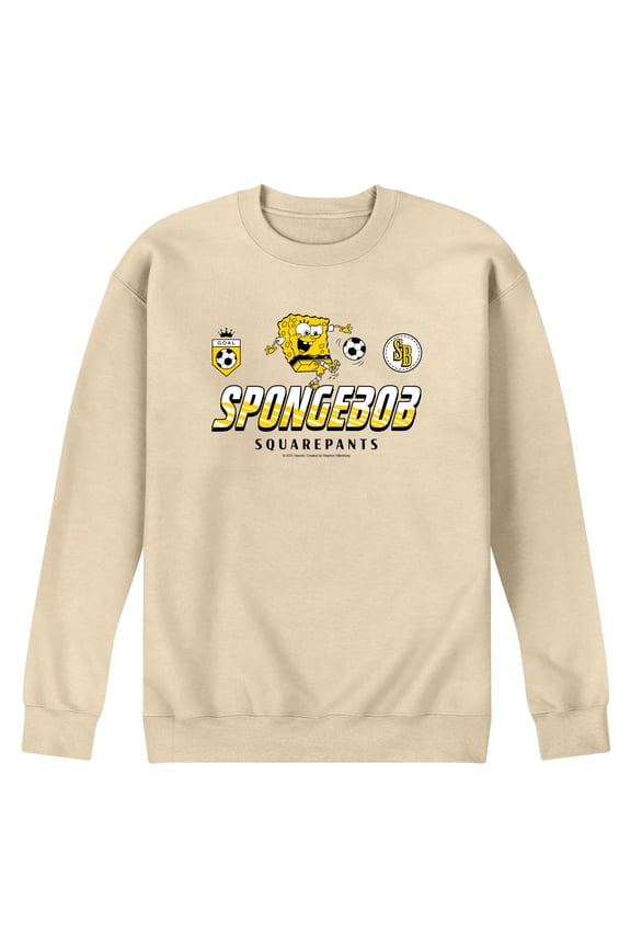 - SpongeBob Soccer Jersey - Men's Crew Fleece Sweatshirt