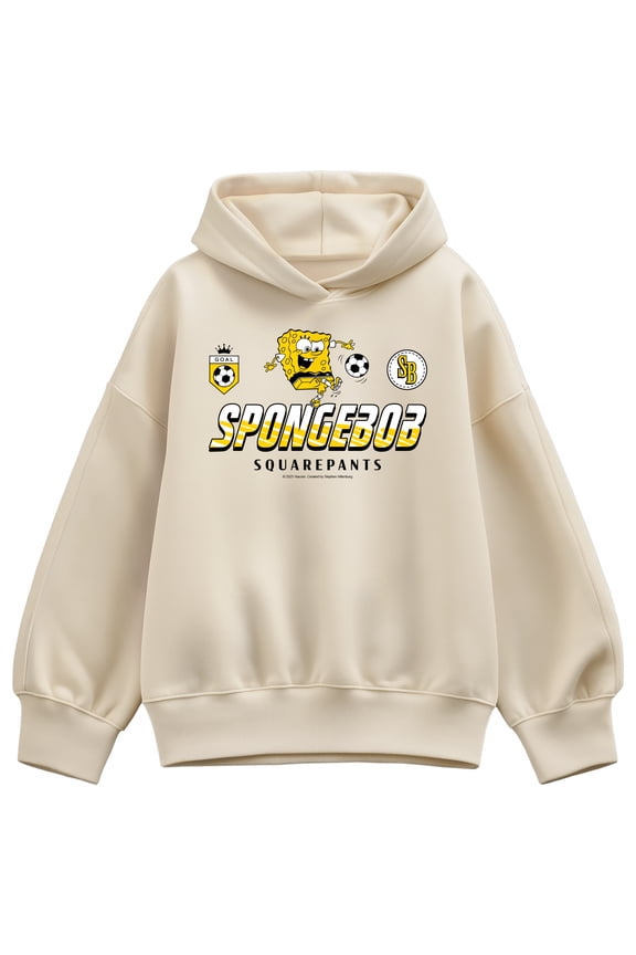 - SpongeBob Soccer Jersey - Women's Oversized Fleece Hoodie Sweatshirt