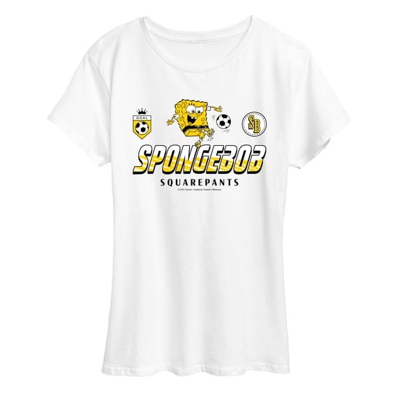 SpongeBob SquarePants - SpongeBob Soccer Jersey - Women's Short Sleeve Graphic T-Shirt