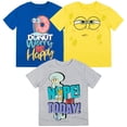 thumbnail image 1 of SpongeBob SquarePants SpongeBob SquarePants Squidward Little Boys 3 Pack T-Shirts Little Kid to Big Kid, 1 of 5