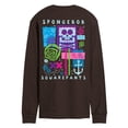 thumbnail image 1 of SpongeBob SquarePants - SpongeBob Underworld - Men's Long Sleeve Graphic T-Shirt, 1 of 5
