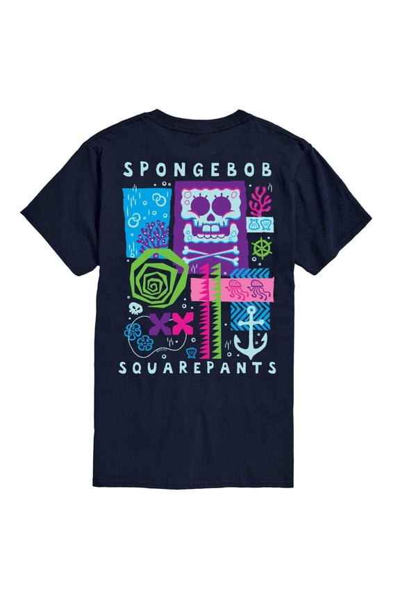 - SpongeBob Underworld - Men's Short Sleeve Graphic T-Shirt
